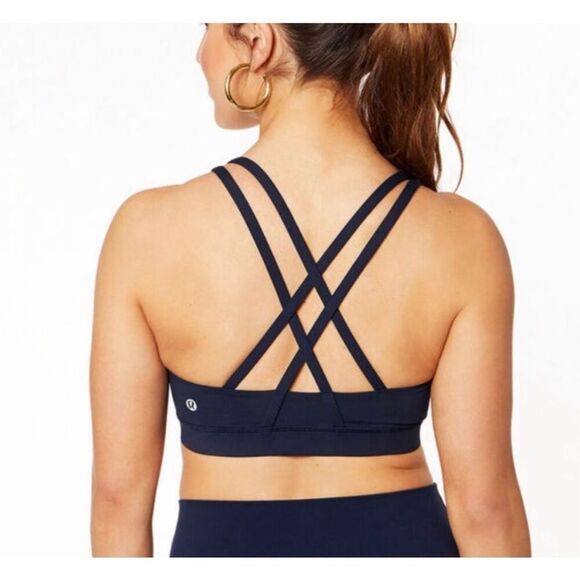 lululemon athletica Other - Lululemon Energy Sports Bra size 8 Black Athletic